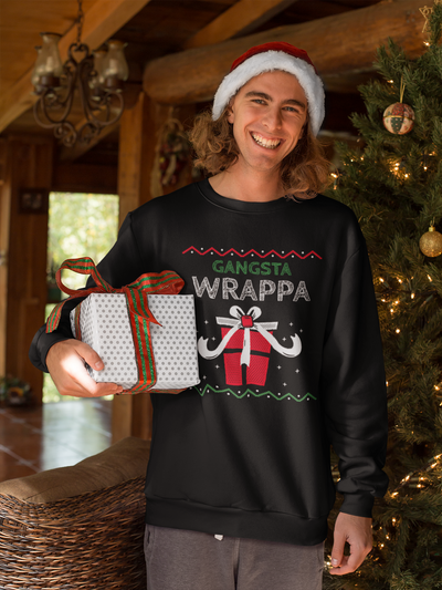 Gangsta Wrapper Christmas Unisex Sweatshirt