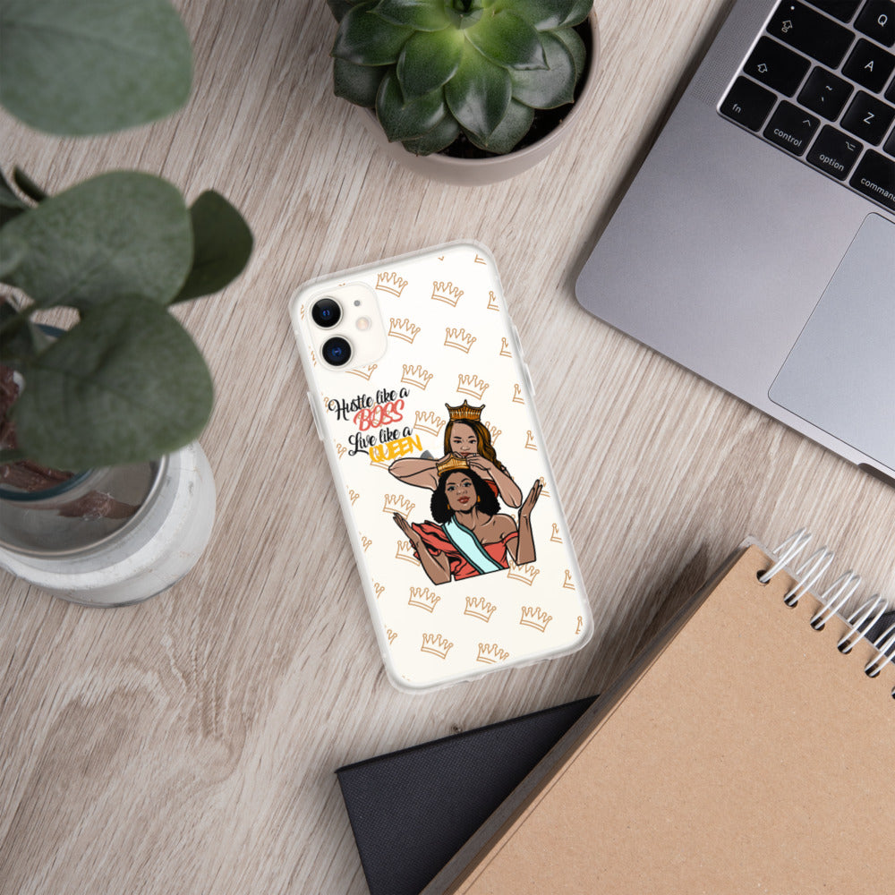 Hustle Like a Boss, Live like A Queen iPhone Case