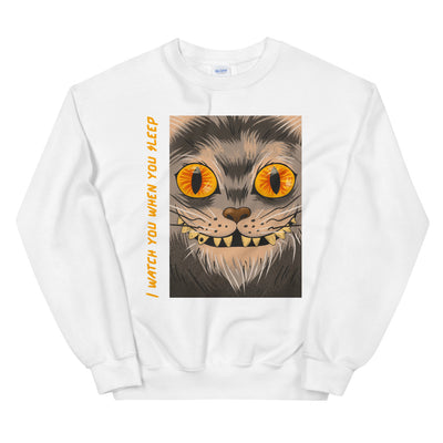 Creepy Cat Unisex Sweatshirt