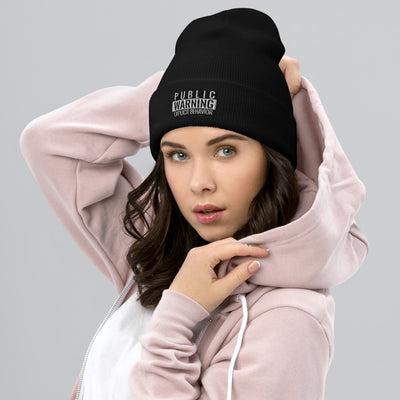 Explicit Behavior Cuffed Beanie