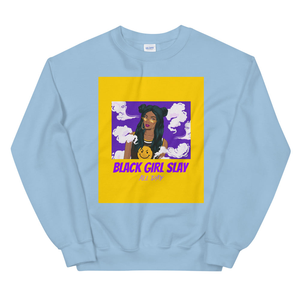 Black Girl Slay All Day Unisex Sweatshirt