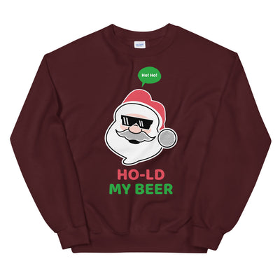 Hold My Beer Santa Unisex Sweatshirt