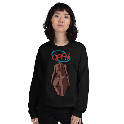 Open Minded Woman Unisex Sweatshirt