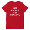 Black Man Running Short-Sleeve Unisex T-Shirt