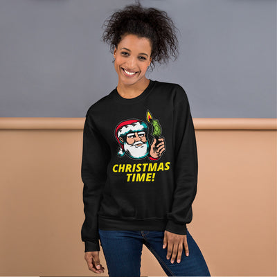 Burn it Up Santa Unisex Sweatshirt