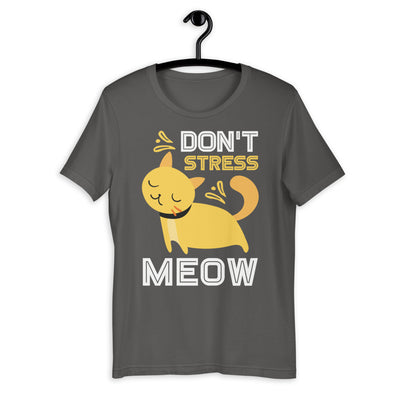 Don't Stress Meow Short-Sleeve Unisex T-Shirt