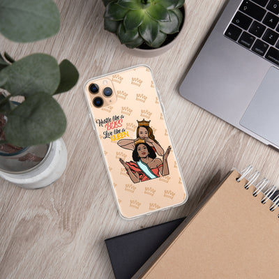 Hustle Like a Boss, Live like A Queen iPhone Case