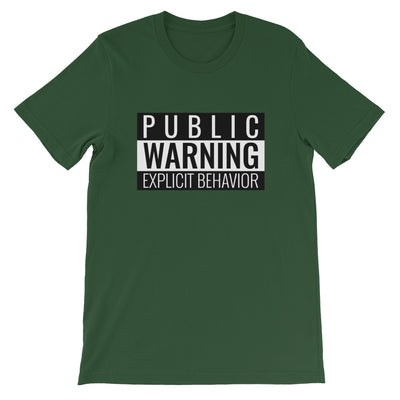 Explicit Behavior Short-Sleeve Unisex T-Shirt