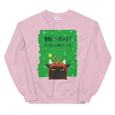 Oh Snap Cat Christmas Unisex Sweatshirt