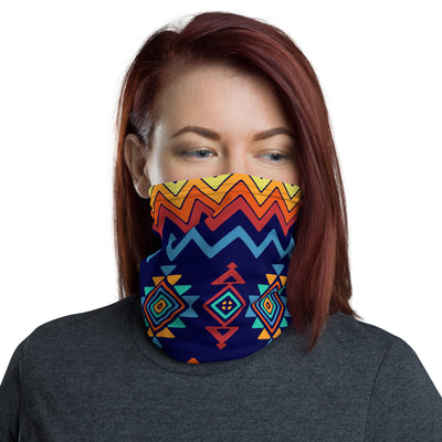 Kente Tribal Pattern Neck Mask