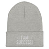 I am Success Cuffed Beanie