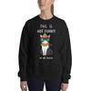 Not Funny Holiday Kitty Unisex Sweatshirt