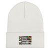 Black Excellence Cuffed Beanie