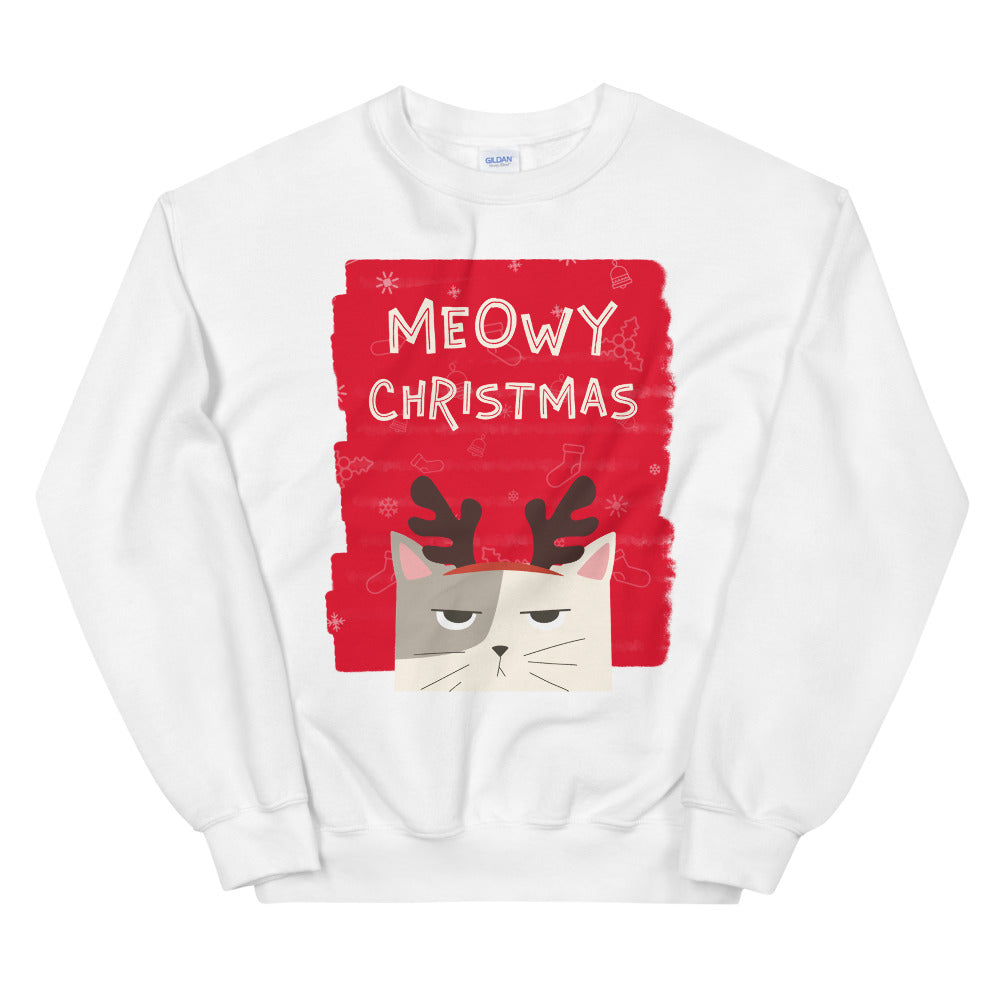 Meowy Christmas Unisex Sweatshirt