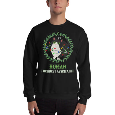 Sarcastic Cat Christmas Unisex Sweatshirt