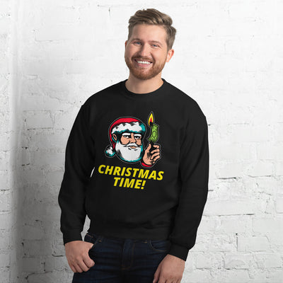 Burn it Up Santa Unisex Sweatshirt