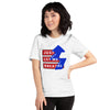 Just Let Me Breathe Red, White, and Blue Short-Sleeve Unisex T-Shirt