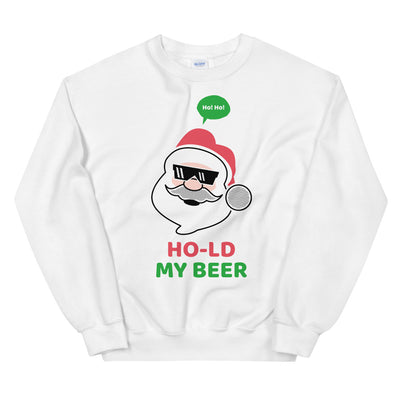 Hold My Beer Santa Unisex Sweatshirt