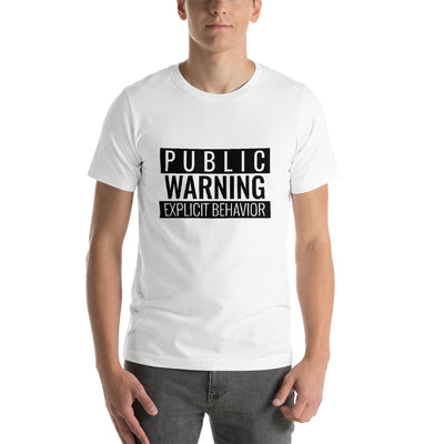 Explicit Warning Short-Sleeve Unisex T-Shirt