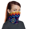 Kente Tribal Pattern Neck Mask