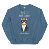 Not Funny Holiday Kitty Unisex Sweatshirt