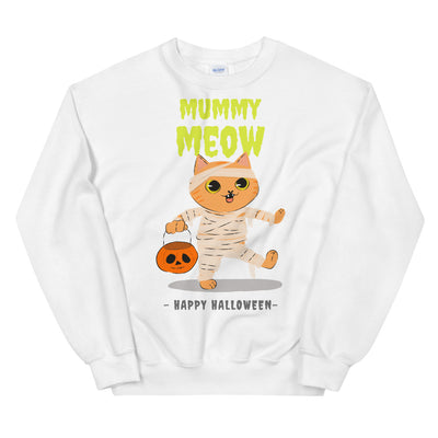 Mummy Meow  Halloween Unisex Sweatshirt