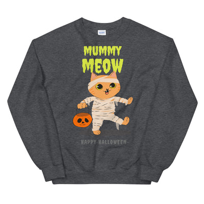 Mummy Meow  Halloween Unisex Sweatshirt