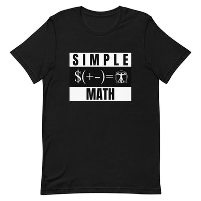 Simple Math Short-Sleeve Unisex T-Shirt