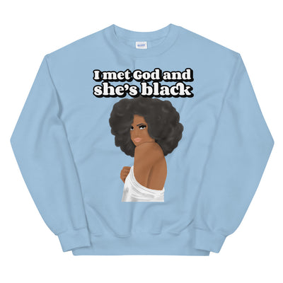 Black Woman is God Unisex Sweatshirt