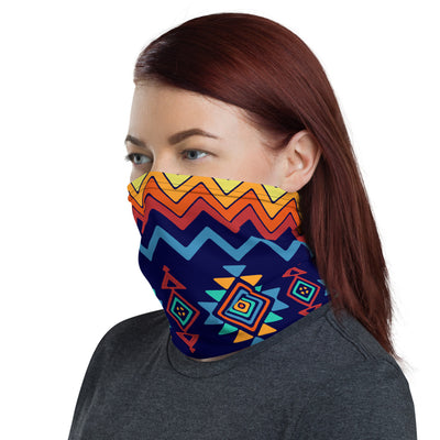 Kente Tribal Pattern Neck Mask