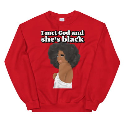 Black Woman is God Unisex Sweatshirt