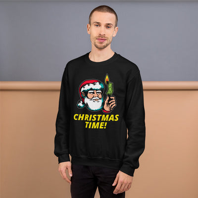 Burn it Up Santa Unisex Sweatshirt