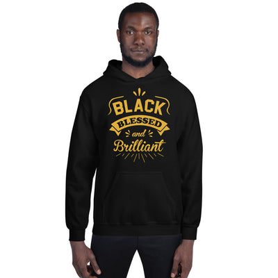 Black, Blessed, and Brilliant Unisex Hoodie