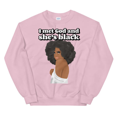 Black Woman is God Unisex Sweatshirt