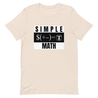 Simple Math Short-Sleeve Unisex T-Shirt