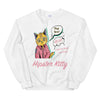 Hipster Kitty Unisex Sweatshirt