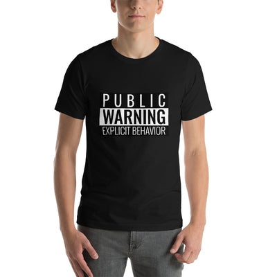 Explicit Warning Short-Sleeve Unisex T-Shirt