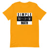 Simple Math Short-Sleeve Unisex T-Shirt