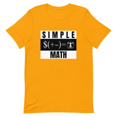 Simple Math Short-Sleeve Unisex T-Shirt