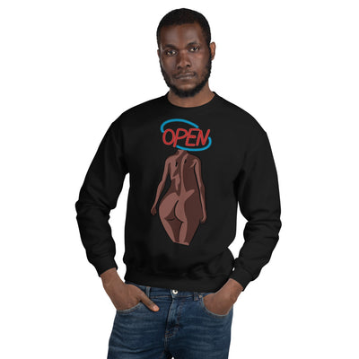 Open Minded Woman Unisex Sweatshirt