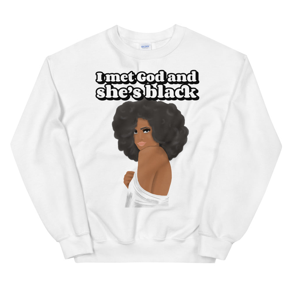 Black Woman is God Unisex Sweatshirt