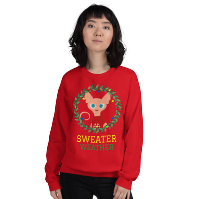 Kitty Sweater Weather Unisex Sweatshirt