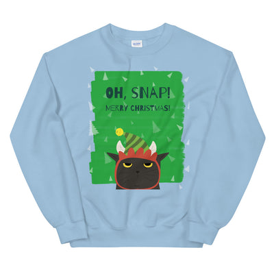 Oh Snap Cat Christmas Unisex Sweatshirt