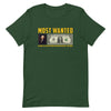 Most Wanted Dollar Bill Short-Sleeve Unisex T-Shirt