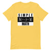 Simple Math Short-Sleeve Unisex T-Shirt