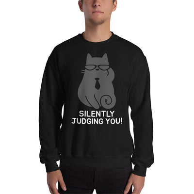 Silently Judging You Cat Unisex Sweatshirt