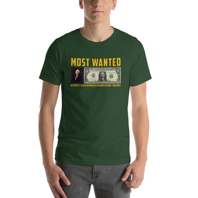 Most Wanted Dollar Bill Short-Sleeve Unisex T-Shirt