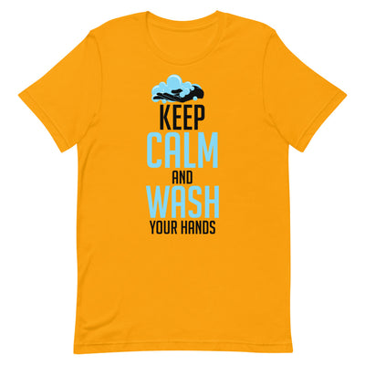 Keep and Calm and Wash Short-Sleeve Unisex T-Shirt