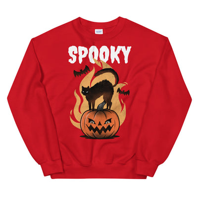 Halloween Spooky Cat Unisex Sweatshirt