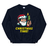 Burn it Up Santa Unisex Sweatshirt